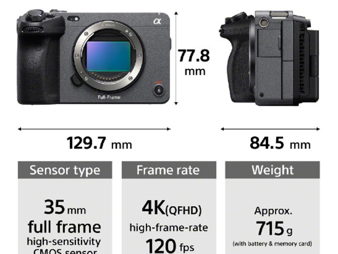 Sony fx3 cinema camera & sony 16-35mm f2.8 gm