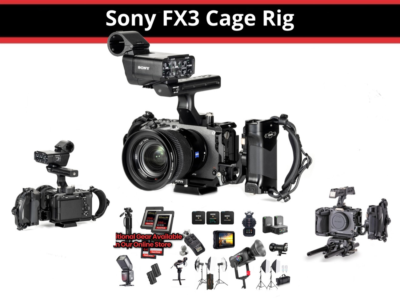 Sony fx3 custom rig bundle