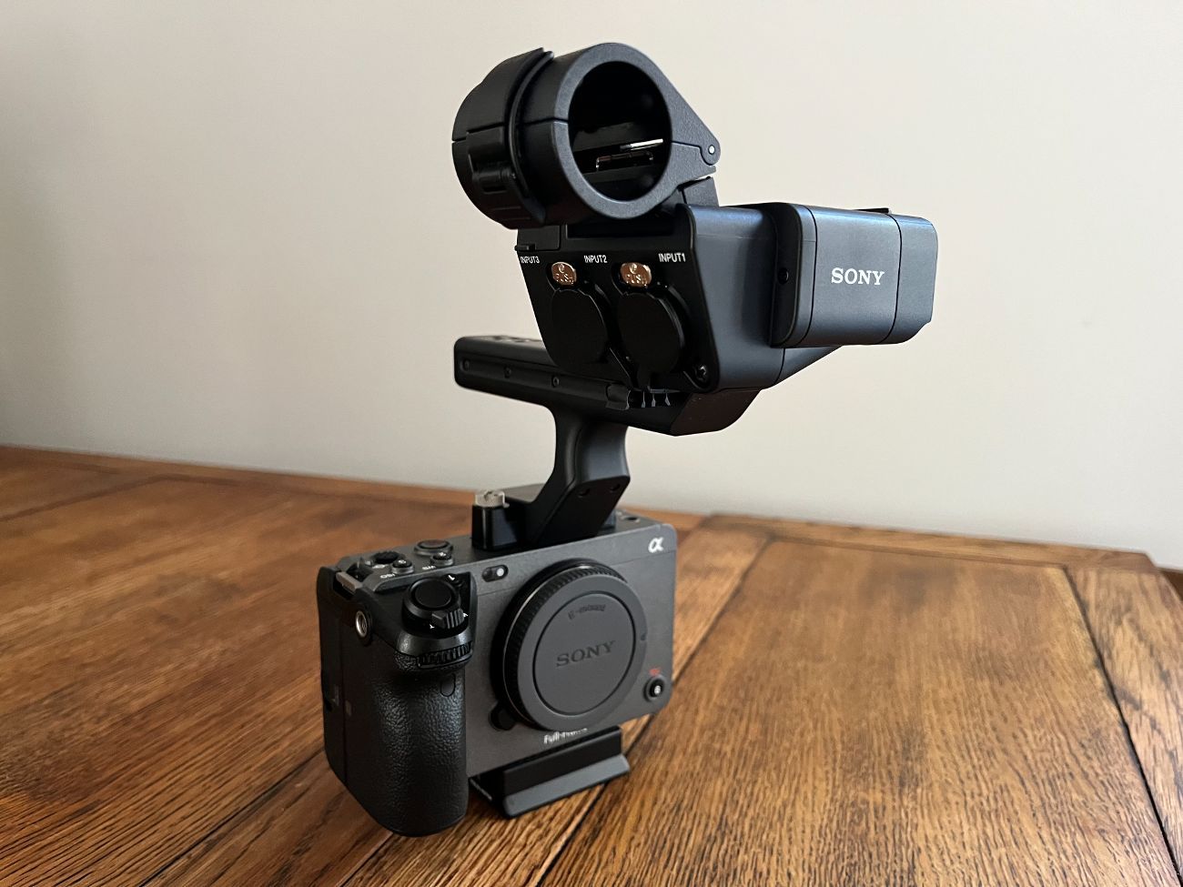 Sony fx3 (with xlr handle)