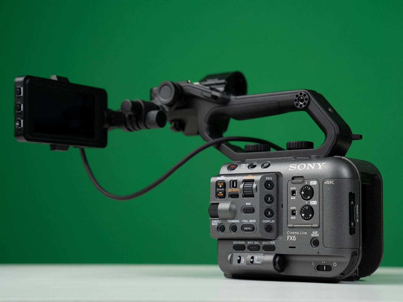 Sony fx6 camera body and grip