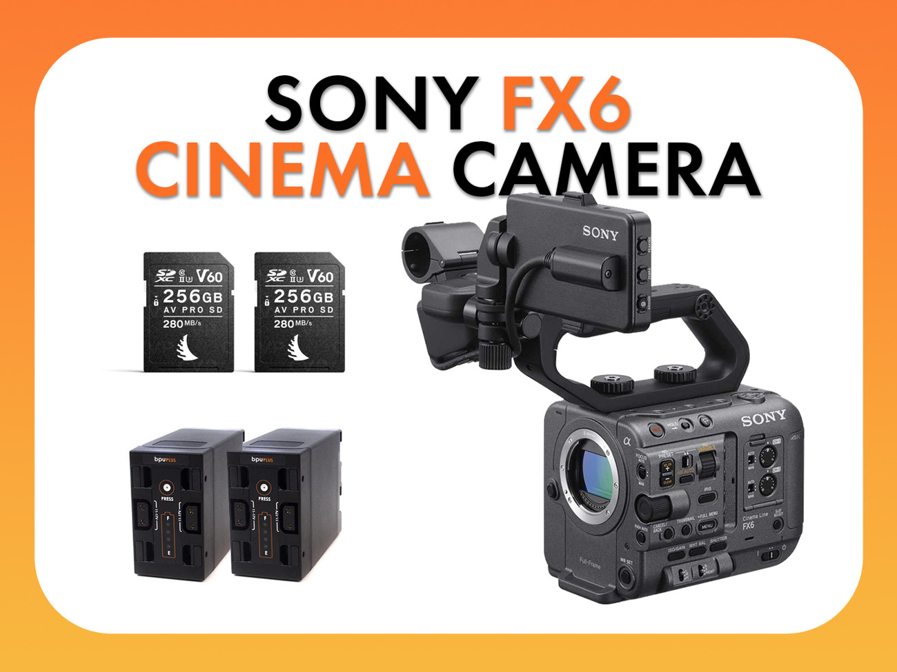 Sony fx6 cinema camera - body only