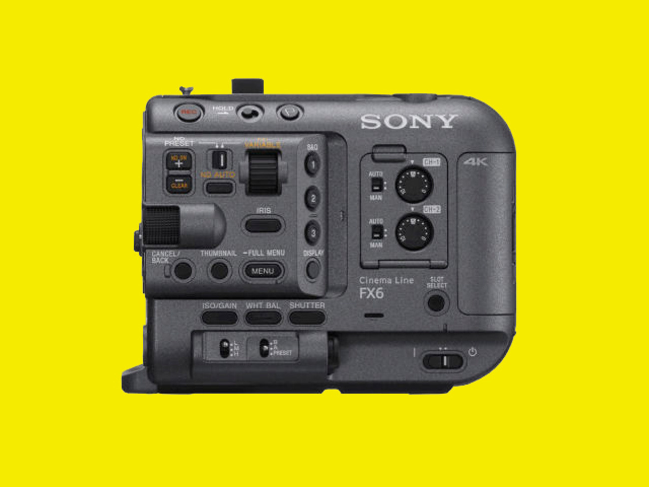 Sony fx6 cinema camera (body only)