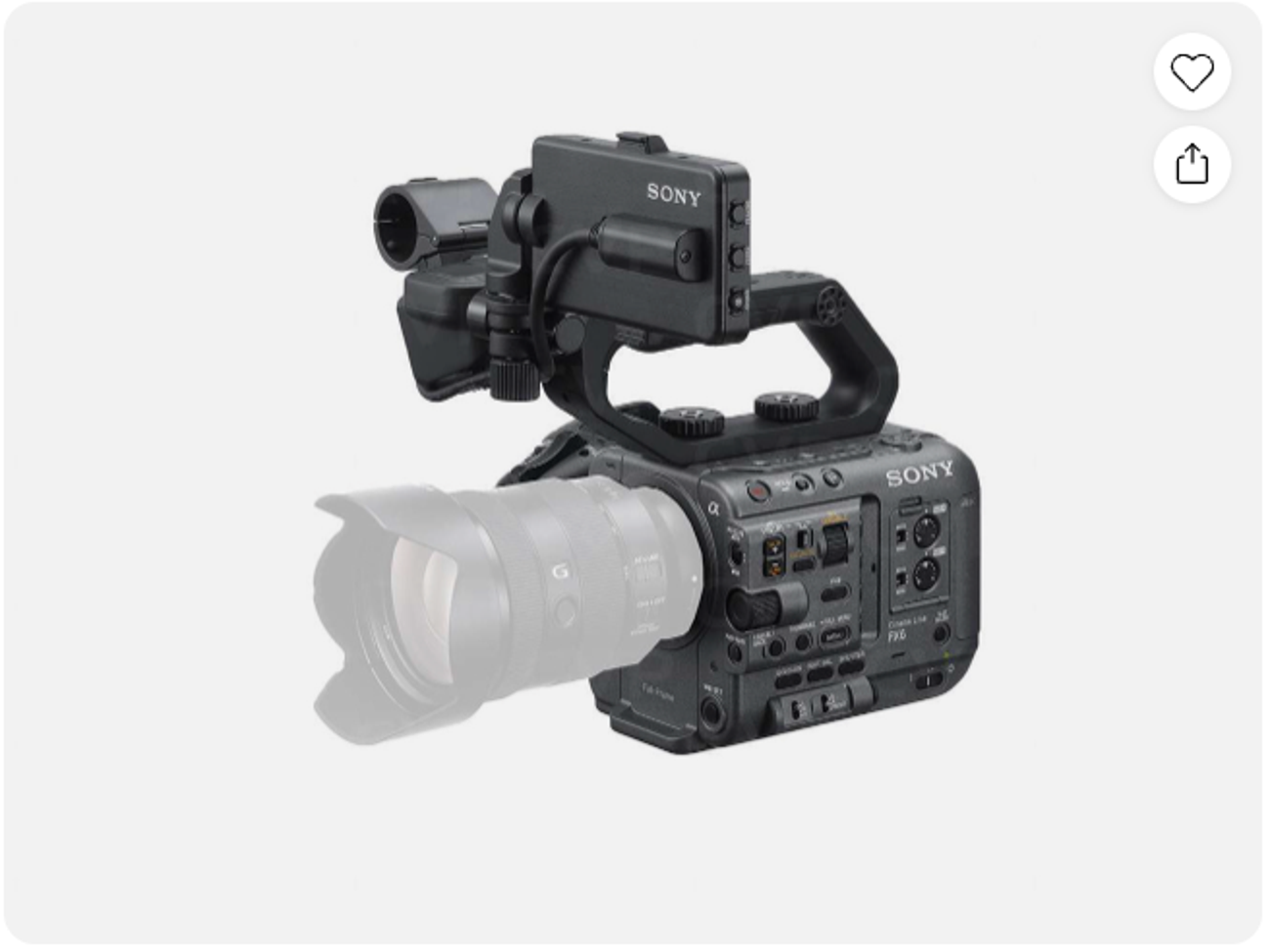 Sony fx6 full frame (body only)