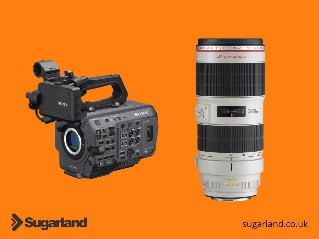 Sony fx9 + canon 70-200mm