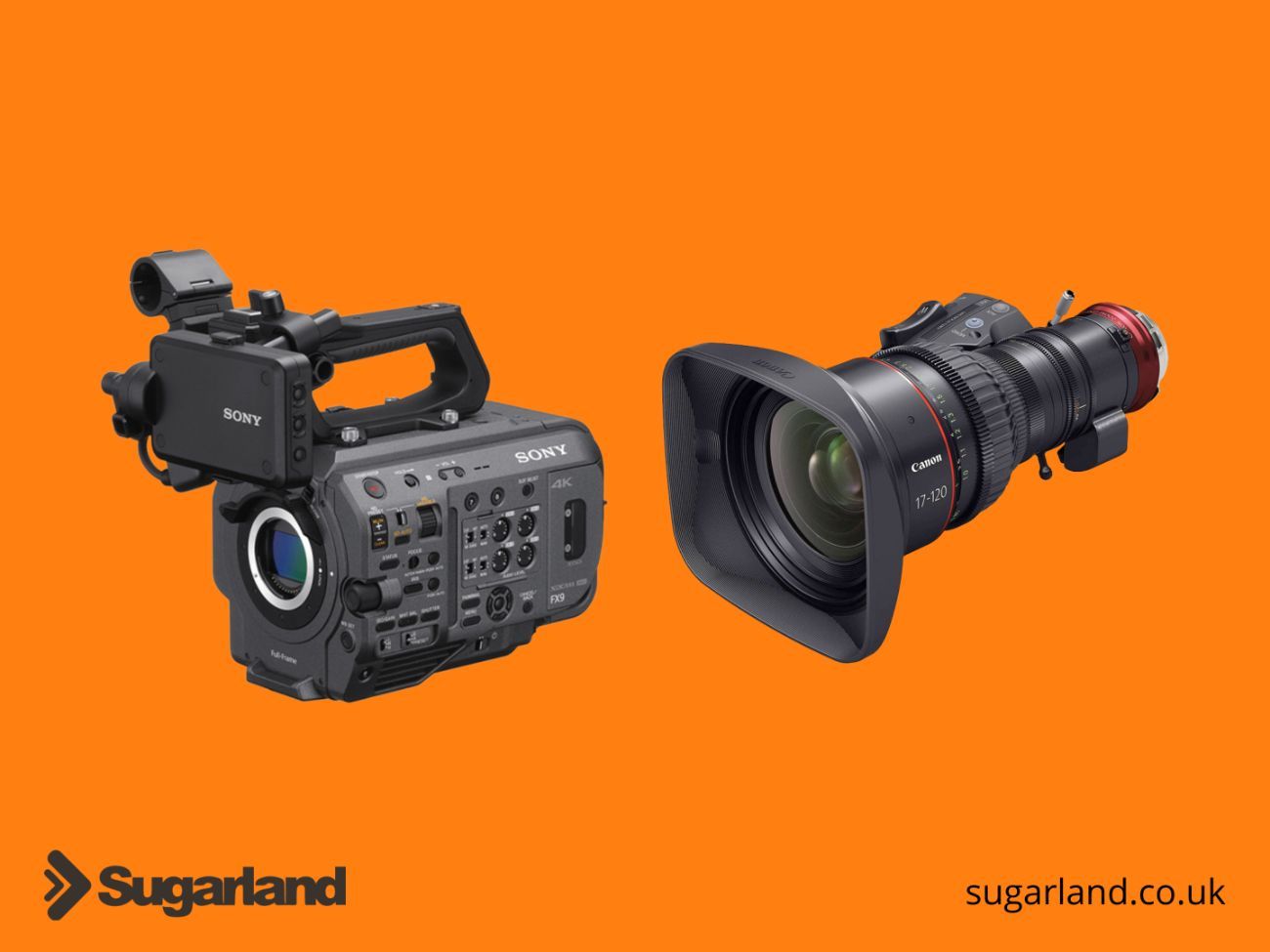 Sony fx9 + canon cn7 17-120mm cine-servo zoom lens (pl mount)
