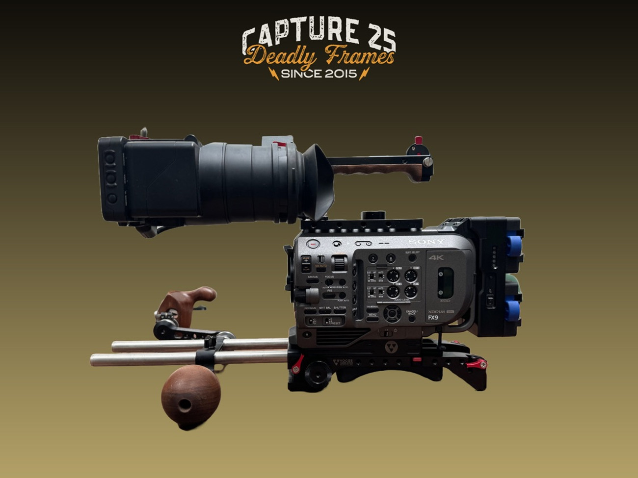 Sony fx9 4k cinema camera shooting kit