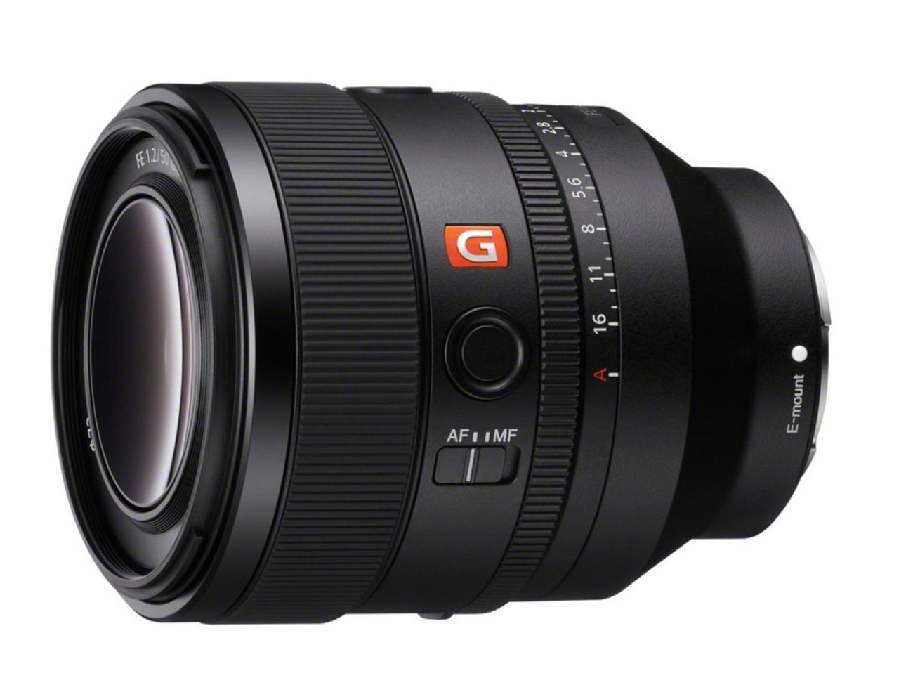 Sony g master f1.2 50mm e-mount prime lens