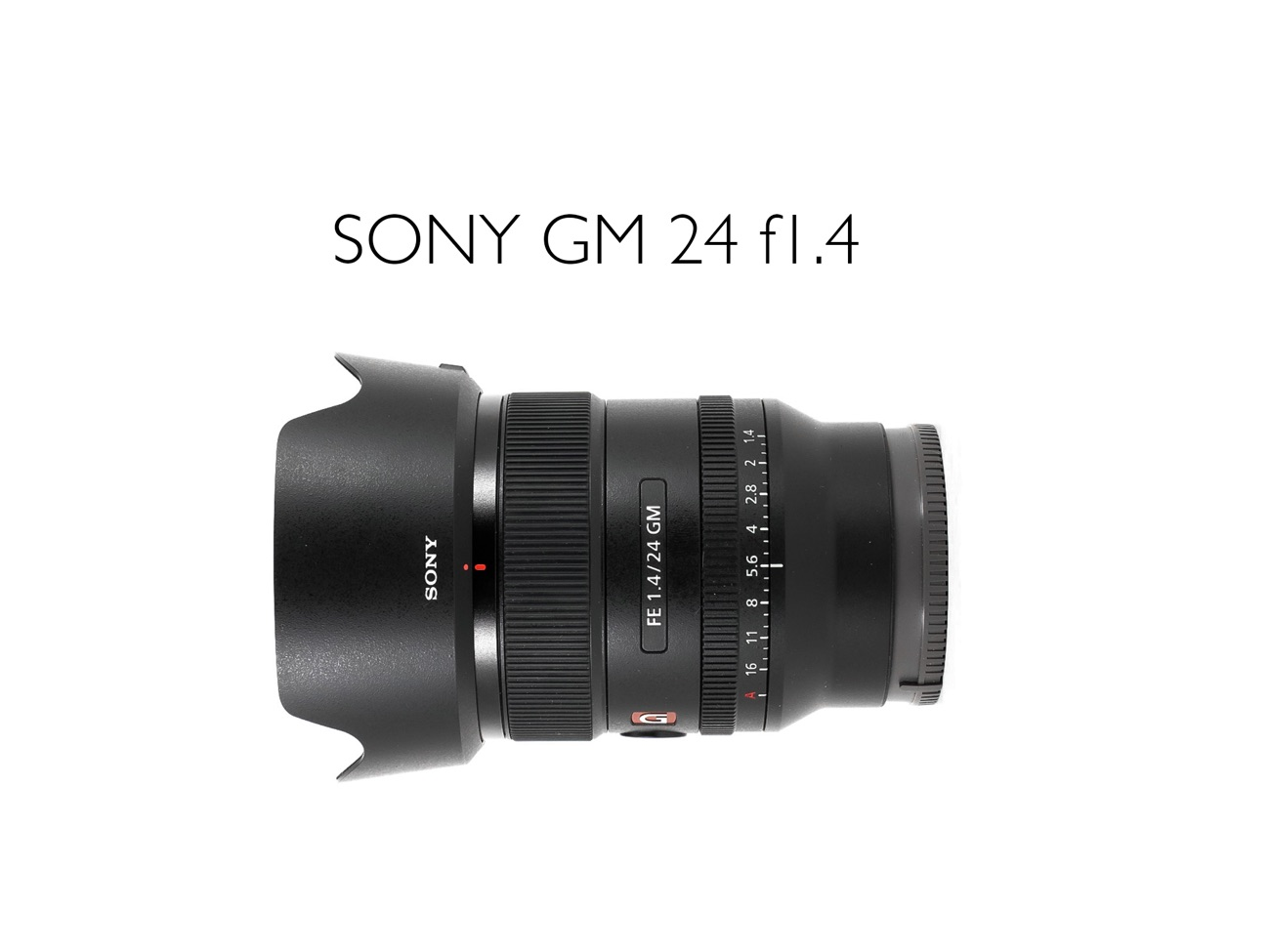 Sony g master gm 24mm f1.4 prime lens