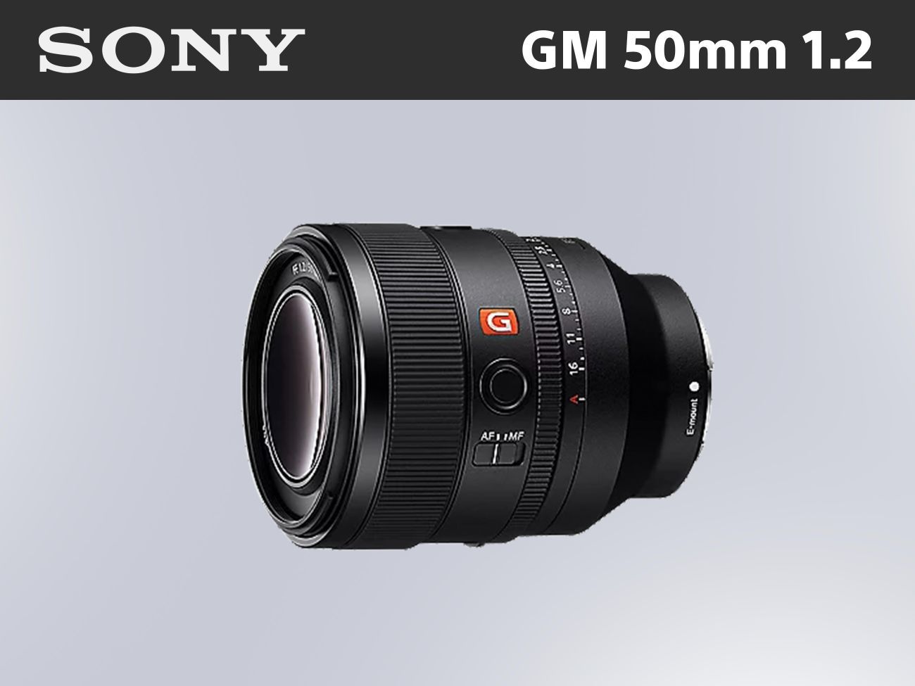 Sony gm 50mm 1.2