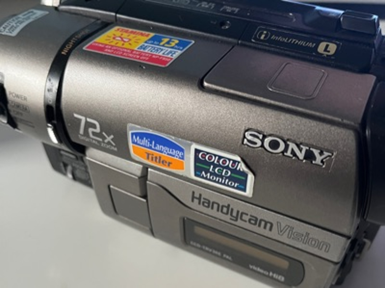 Sony hi-8 vhs camcorder