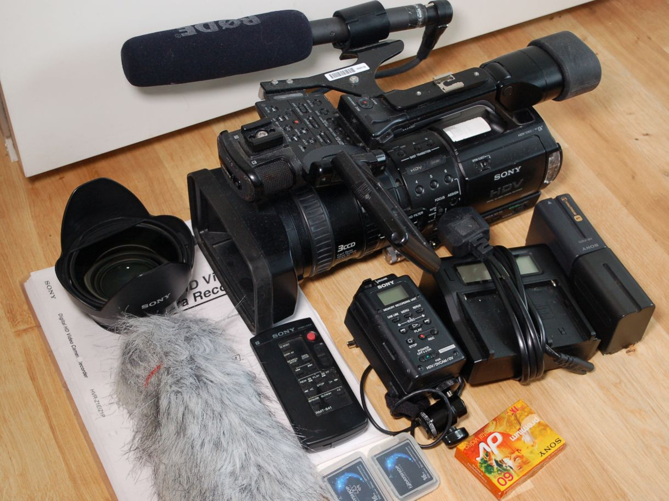 Rent Sony HVR-Z1 & HVR-MRC1K (Tapeless Recording) and Accessories