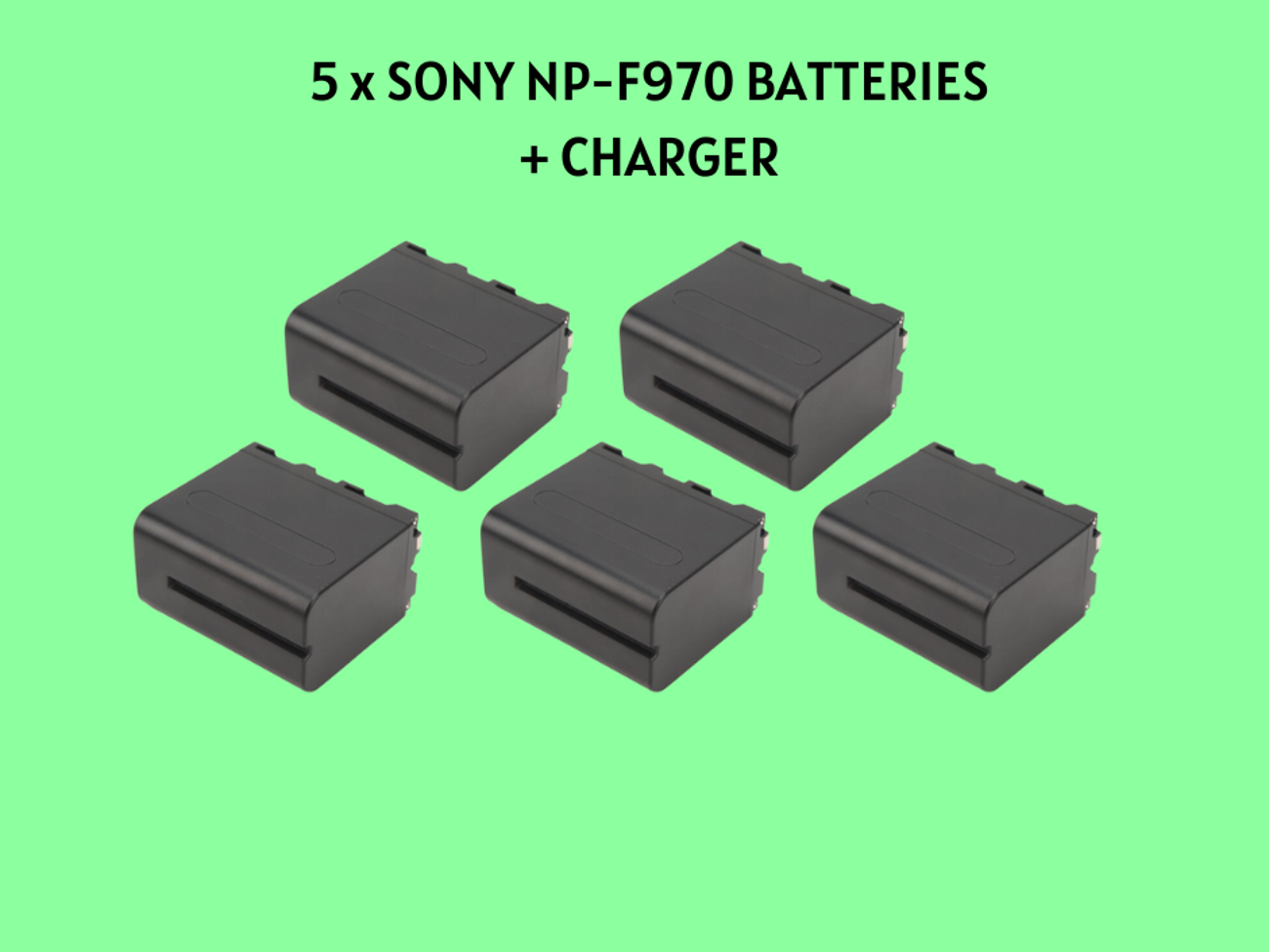 Sony np-f970 compatible batteries (powerextra)