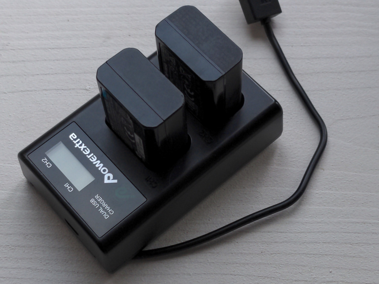 4x sony np fw50 batteries with charger
