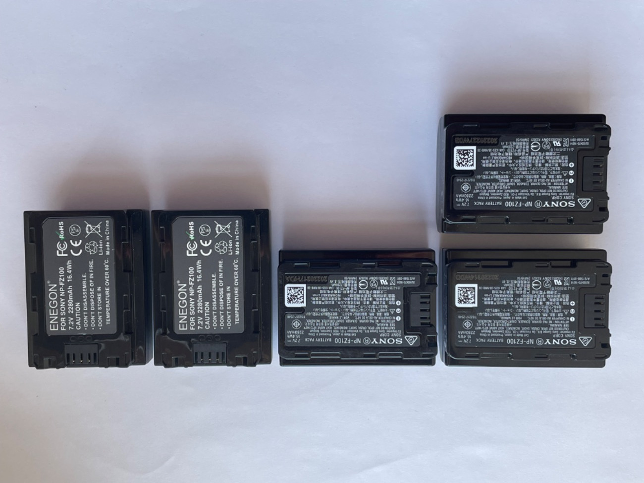 Sony np-fz100 batteries