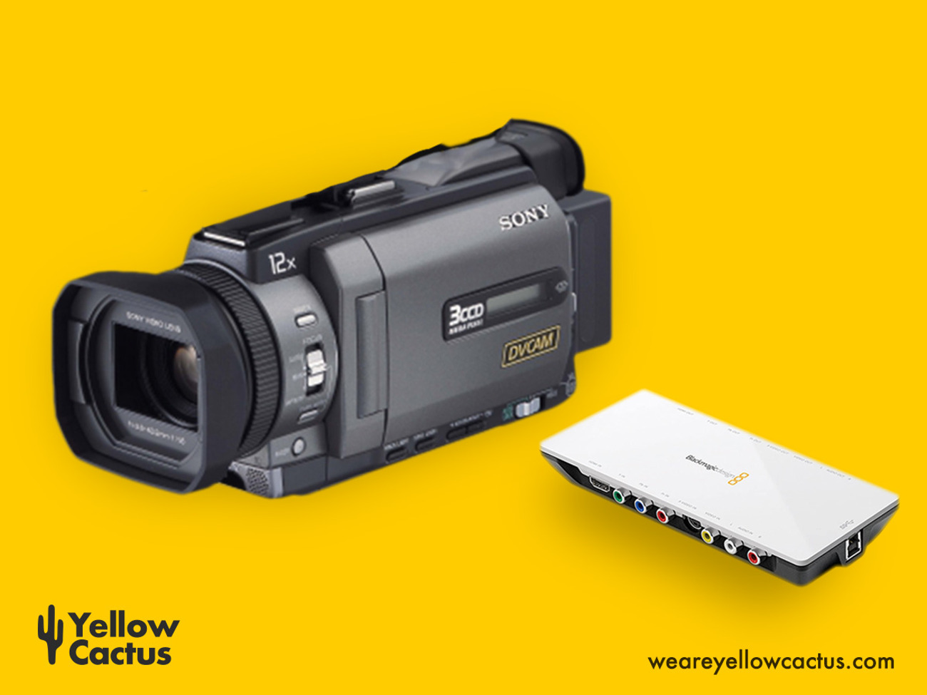 Sony pdx-10 mini dv handycam tape camcorder vhs 