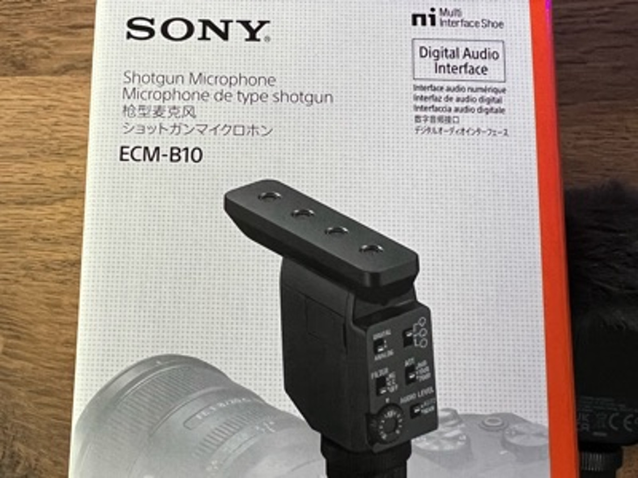 Sony shotgun microphone ecm-b10
