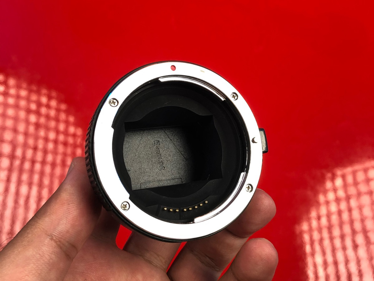 Sony to canon lens adapter e mount - ef mount