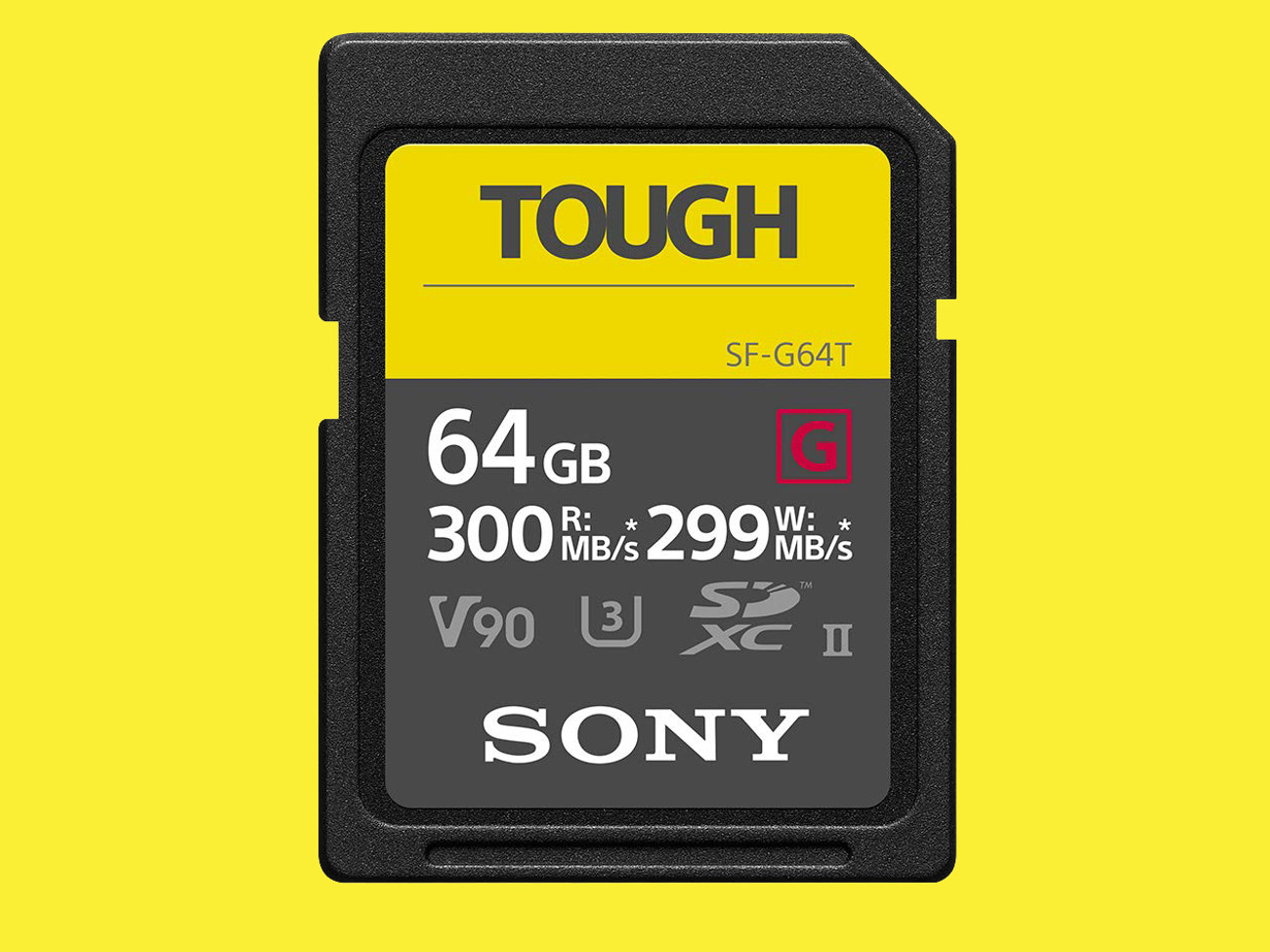 Sony tough 64gb g sd card