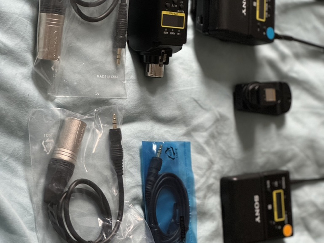 Sony urx-p41d dual-ch wireless system, tranmitter options