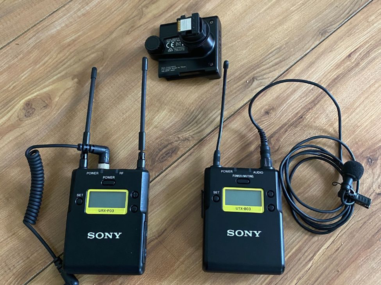Sony uwp wireless mic kit with smad-p3