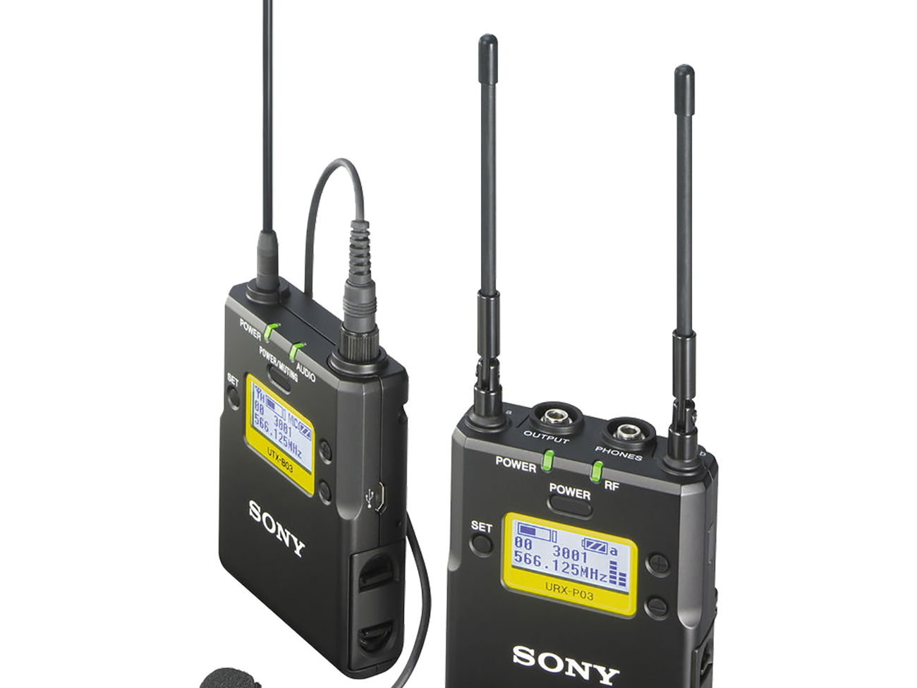 Sony uwp-d bodypack wireless radio microphone package