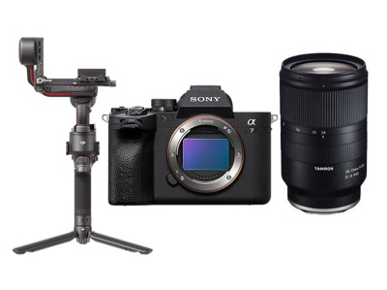 Sony video kit - a7iv, dji rs 3, tamron 28-75 f2.8