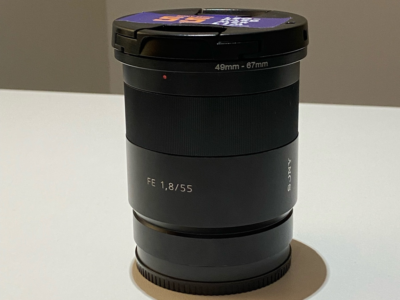 Sony zeiss 55 f1.8