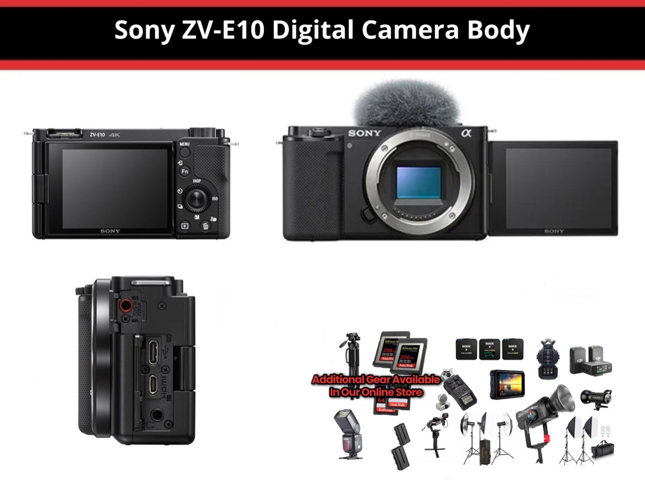 Sony zv e10 digital camera