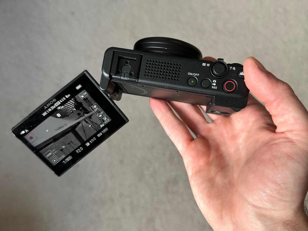 Sony zv-1f vlogging camera 