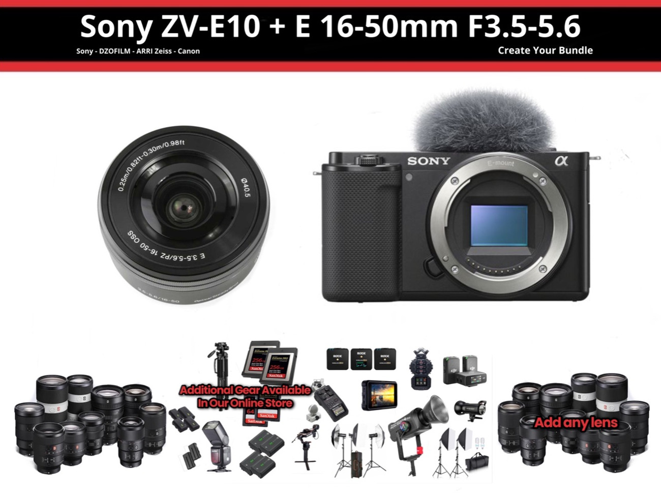 Sony zv-e10 + 16-50mm f3.5-5.6