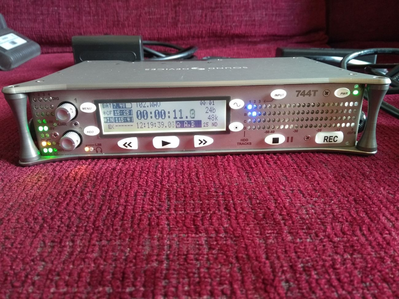 Sound devices 744t recorder