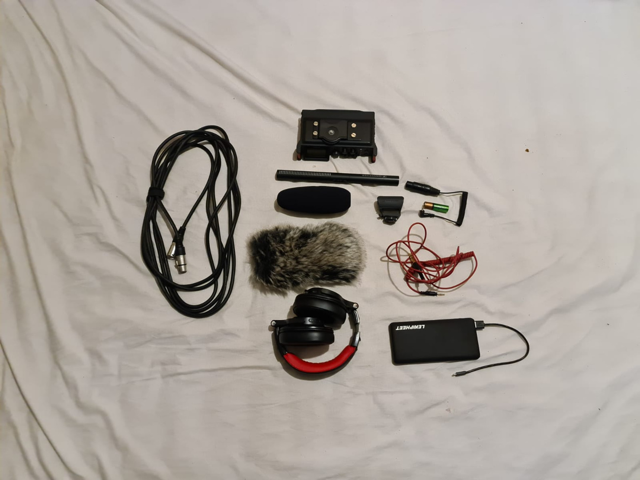 Sound kit - sennheiser mke 600 + tascam dr-70d + accessories