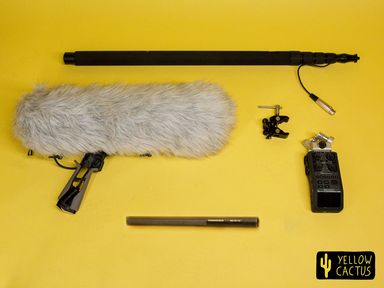 Sennheiser mkh 416 w/zoom h6, boop pole, rode blimp w/ deadcat