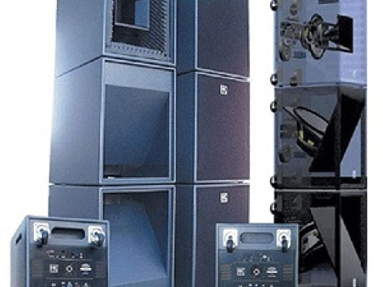 Sound system hk-audio projector (4 subwoofers + 2 tops)