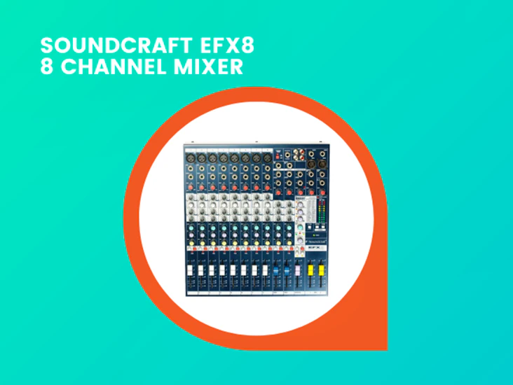Soundcraft efx8 8 channel mixing desk