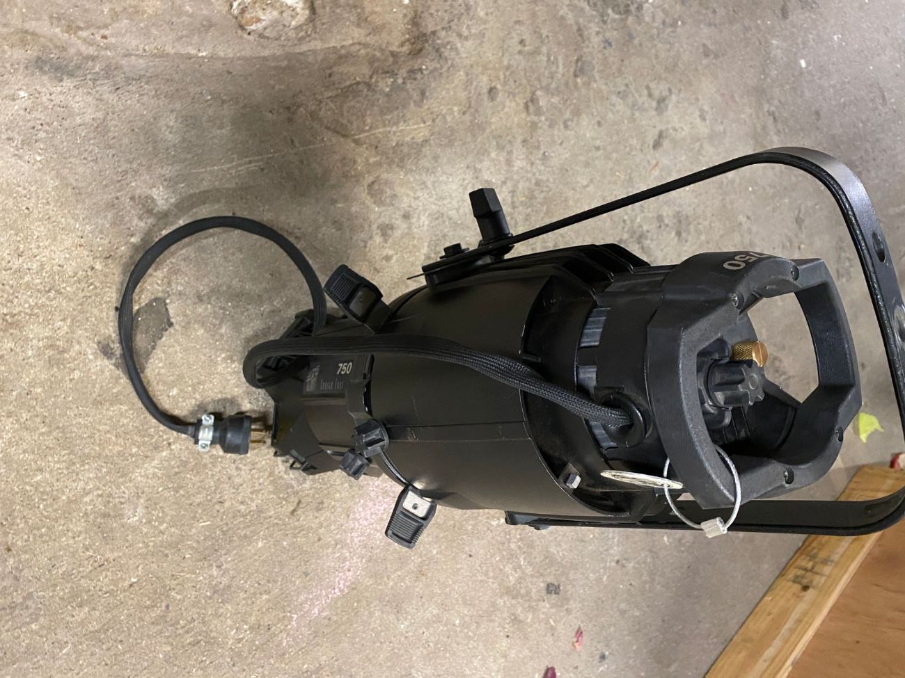 Source 4 leko with several lenses