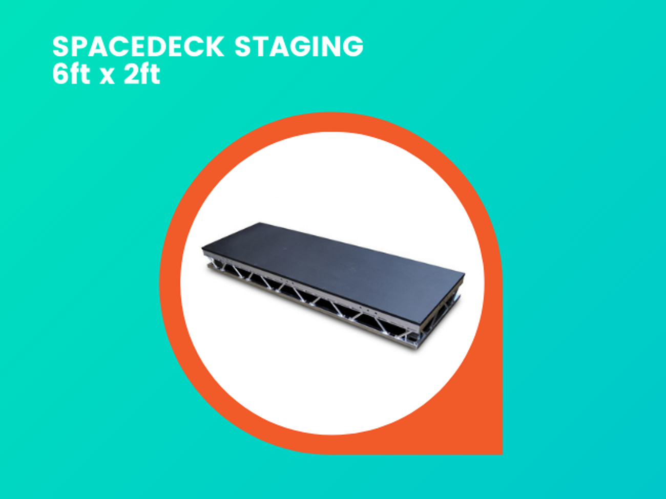 Spacedeck/litedeck/stage deck 6ft x 2ft