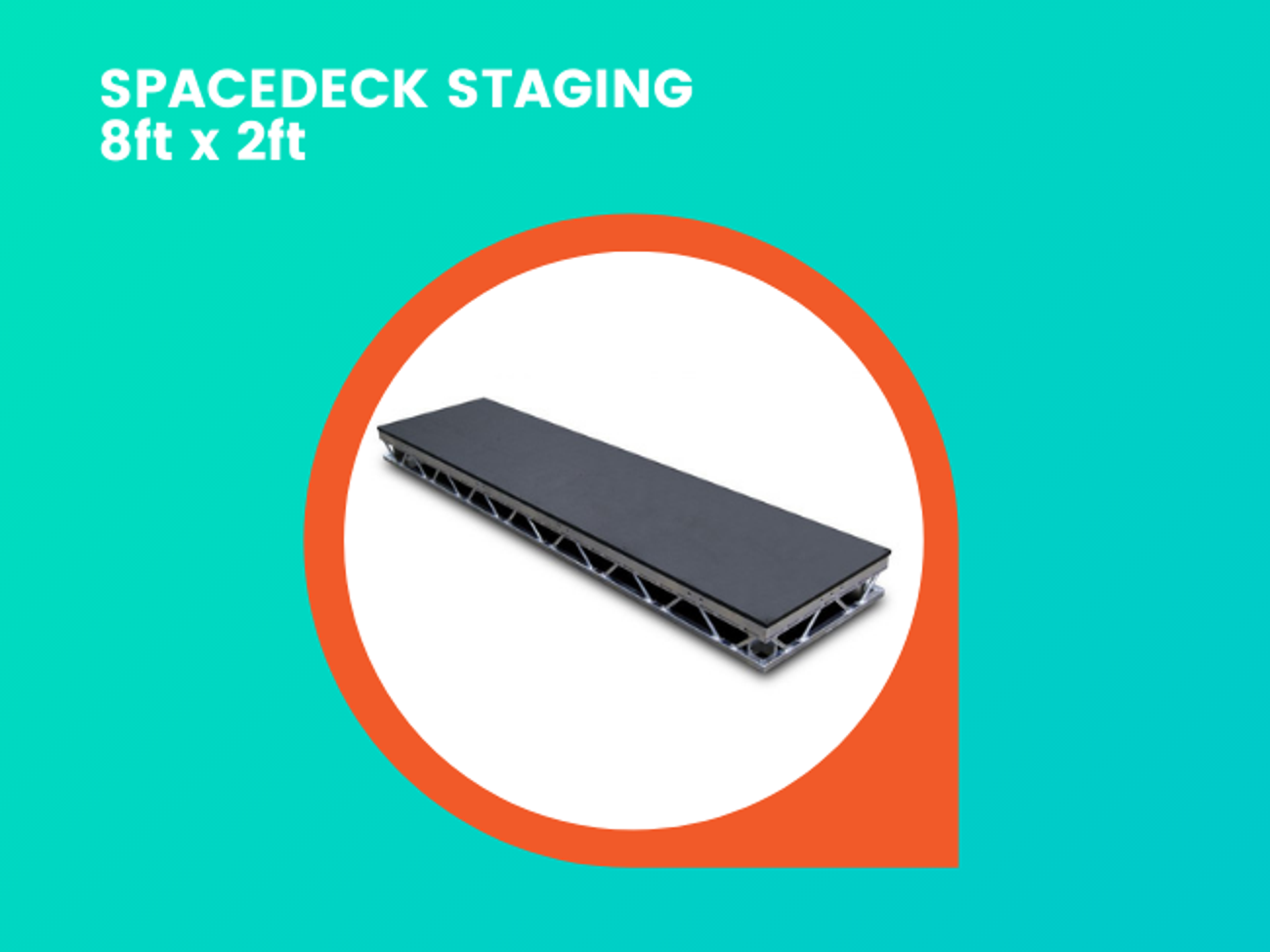 Spacedeck/litedeck/stage deck 8ft x 2ft