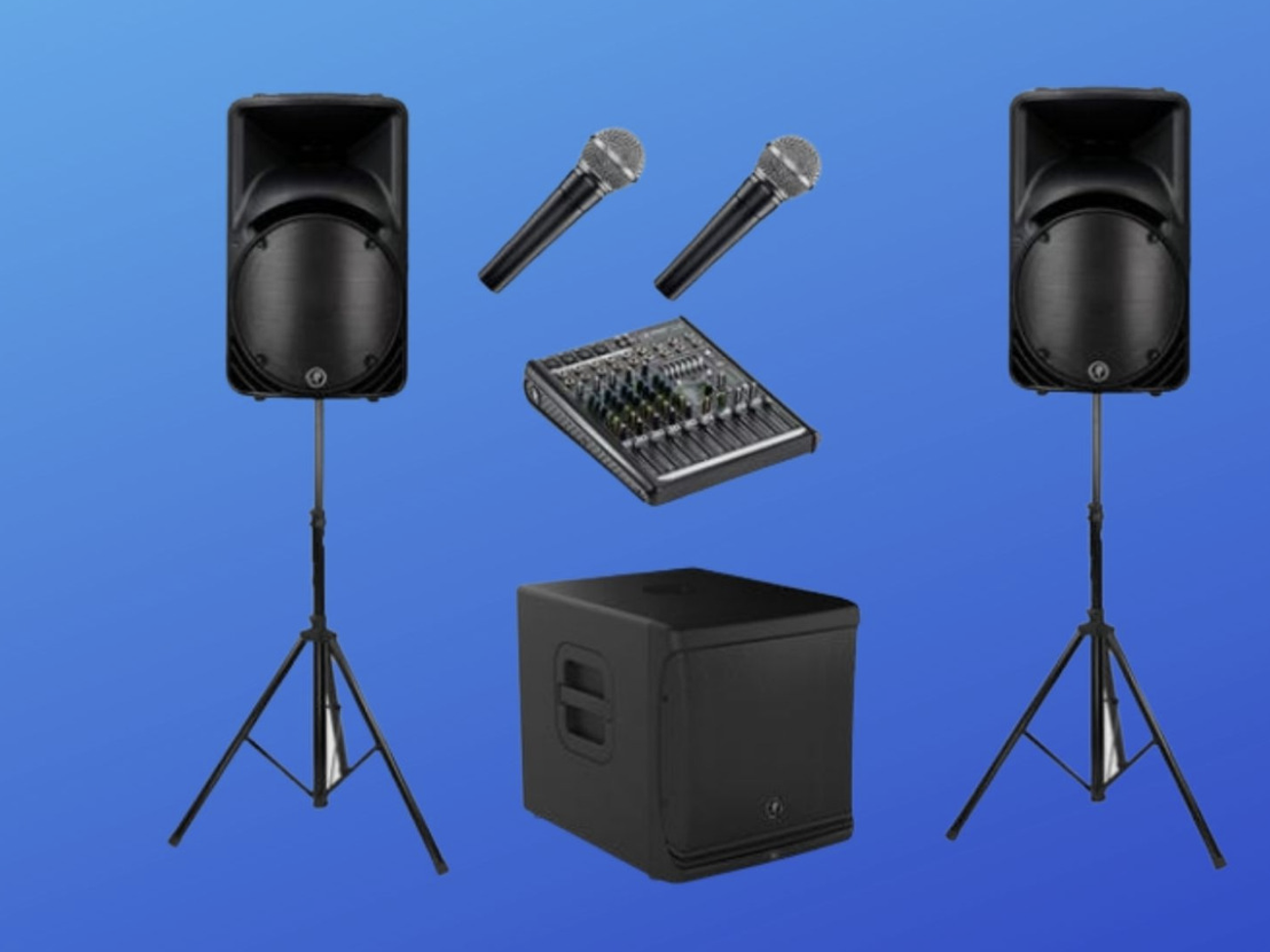 Speaker hire & pa hire east london