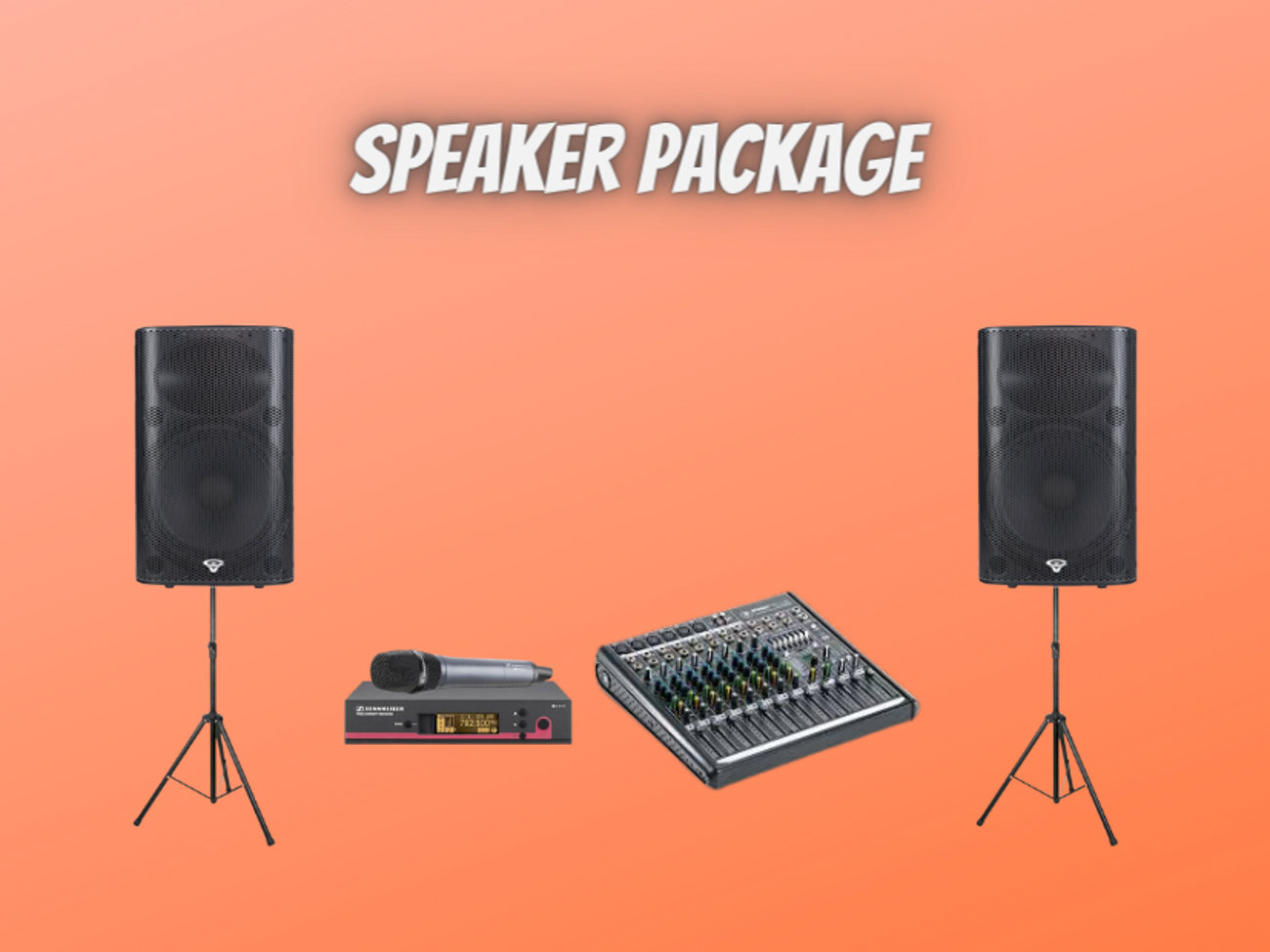 Speaker package for events