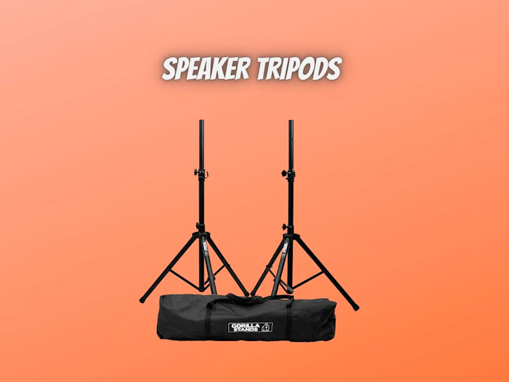 Speaker tripods, stands