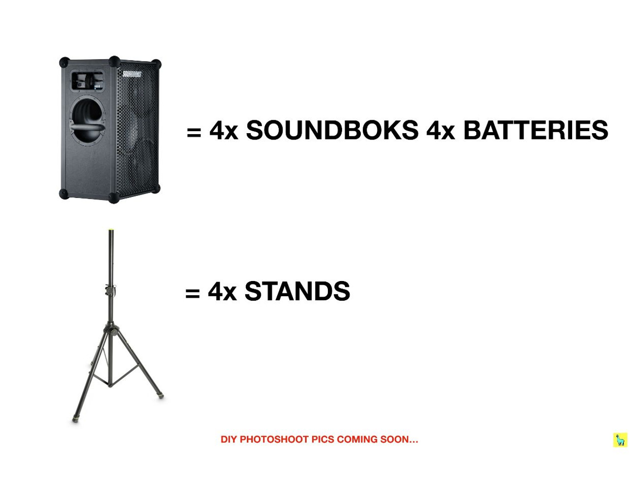 Speakers - soundboks 3 - 4x wireless pa speakers 4x batteries