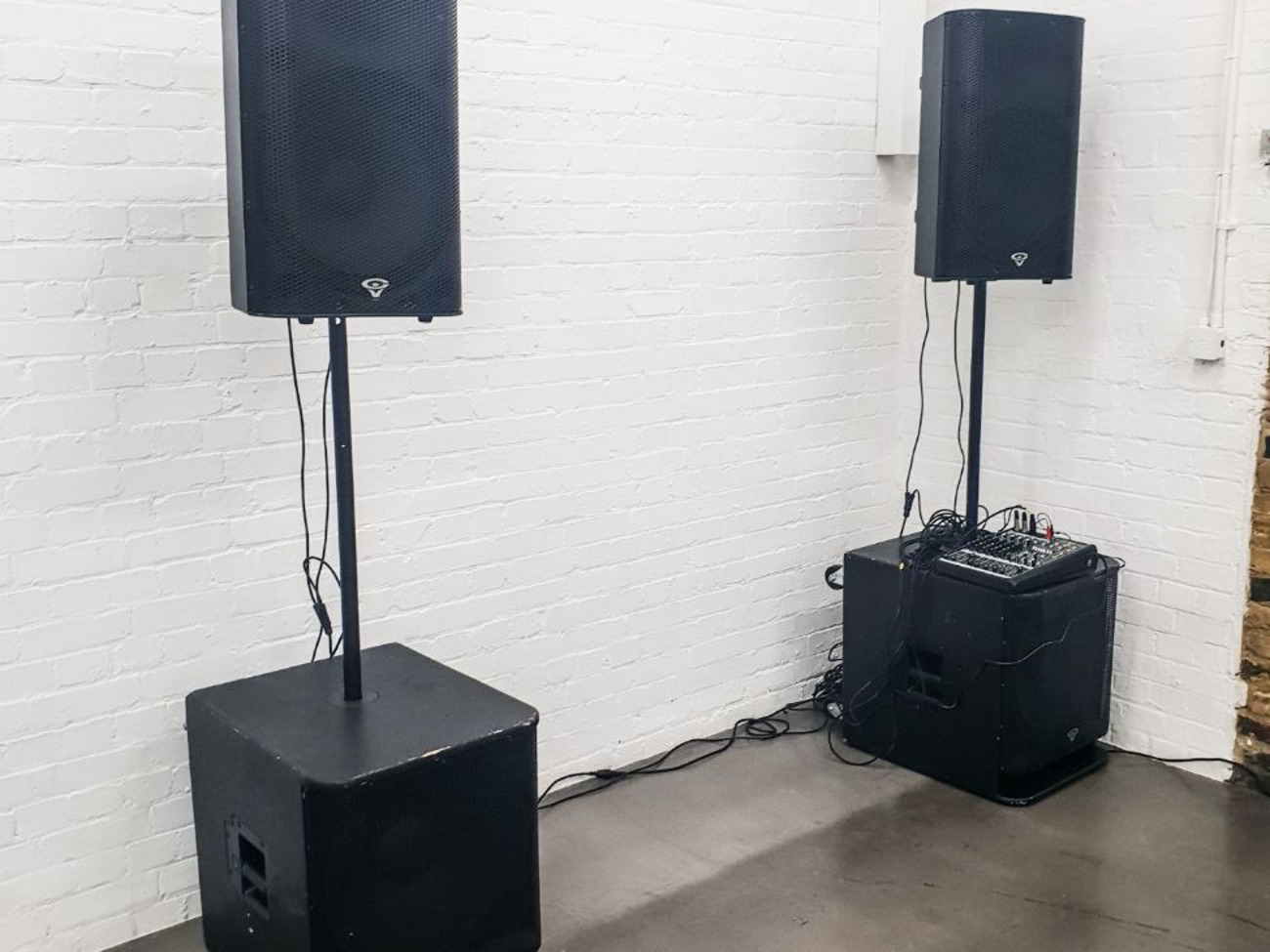 Speakers + subwoofers 4000w pa system