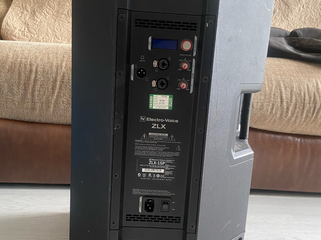 Single ev 1000w loudspeaker