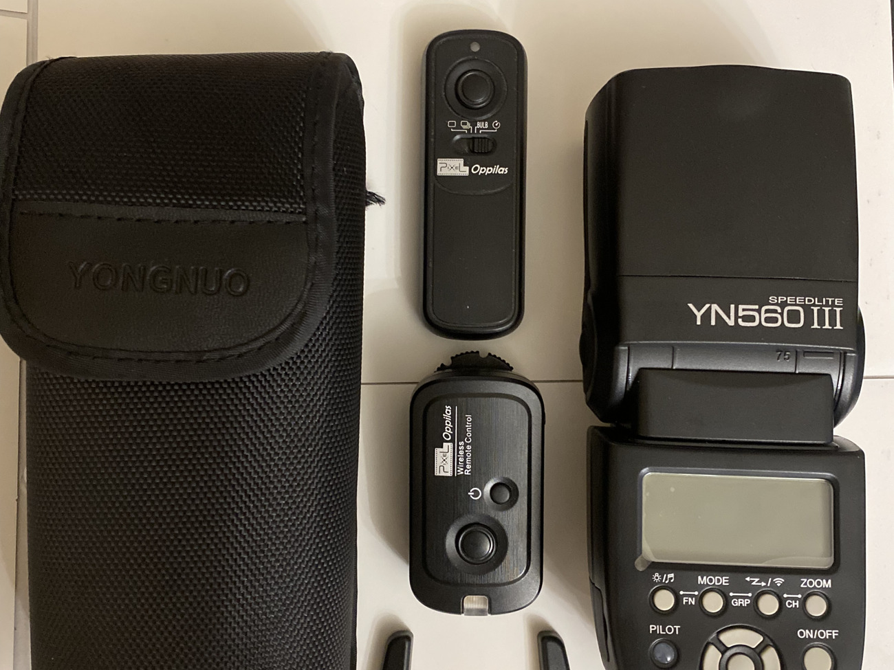 Speedlite 560ex iii + wireless shutter speed control