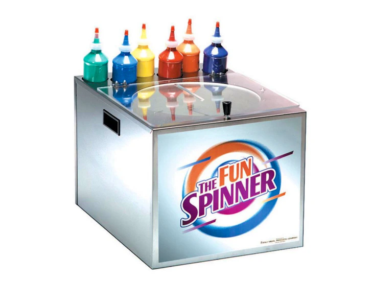 Spin art machine
