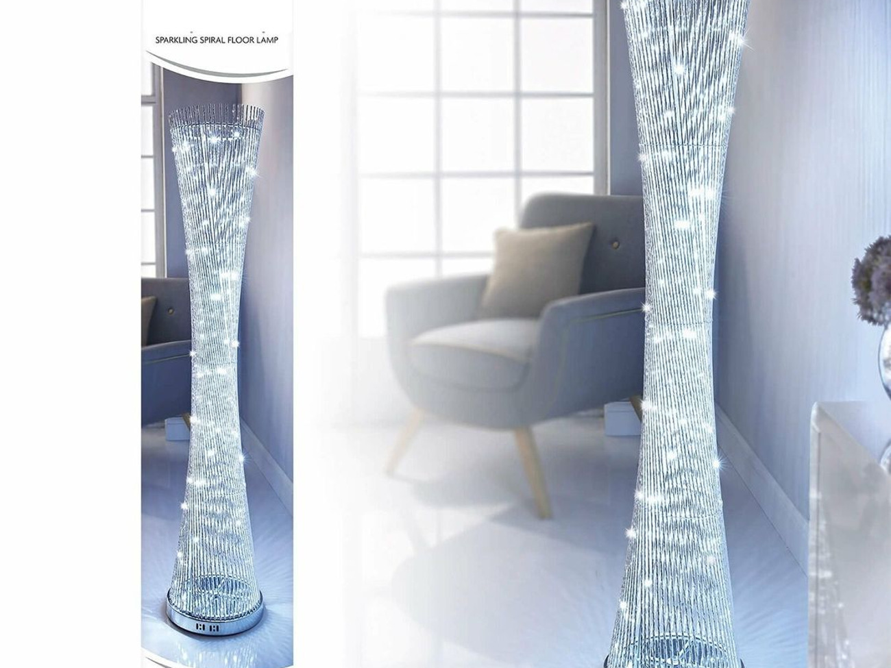 Event spiral floor light for decorations