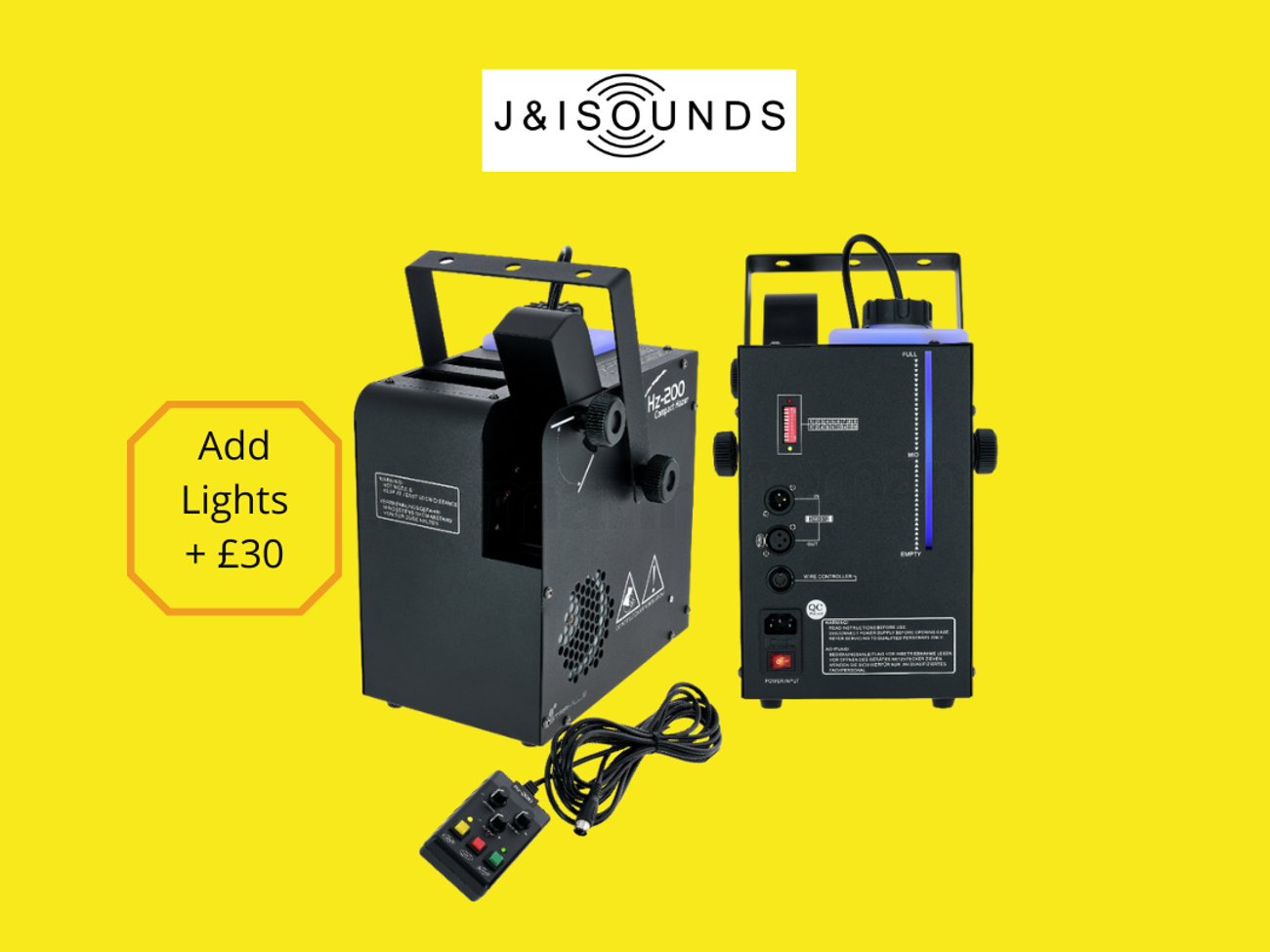 Stairville hz-200 compact hazer + fluid 