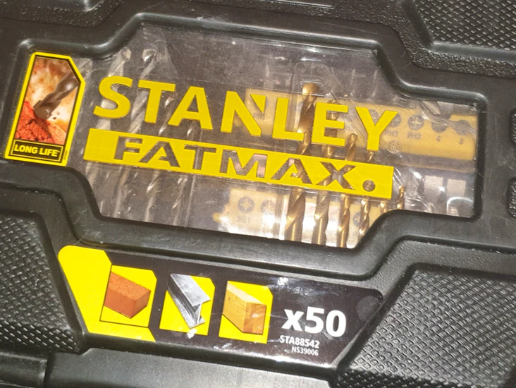 Stanley fatmax drill bit set