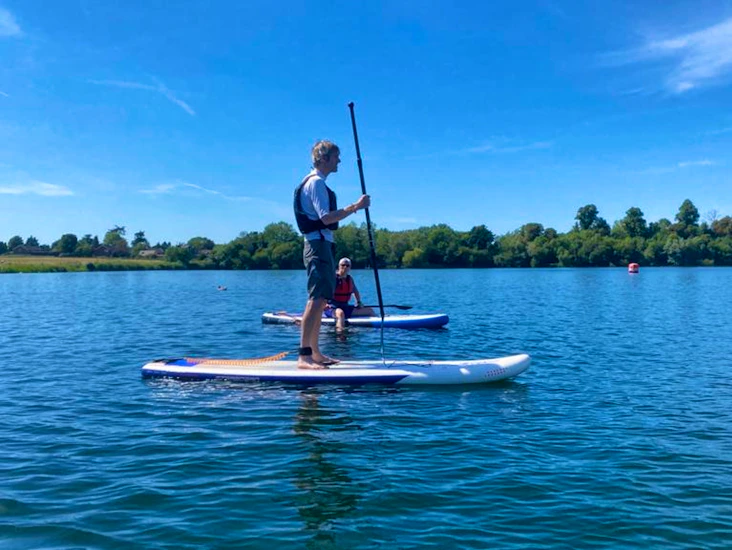 Starboard inflatable sup board and paddle
